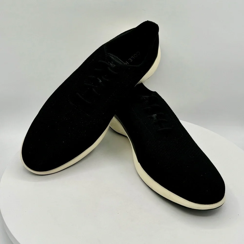 NEW Cole HAAN Grand Troy Knit Men’s Sneakers Size 13 Color Black MSRP‎ $175